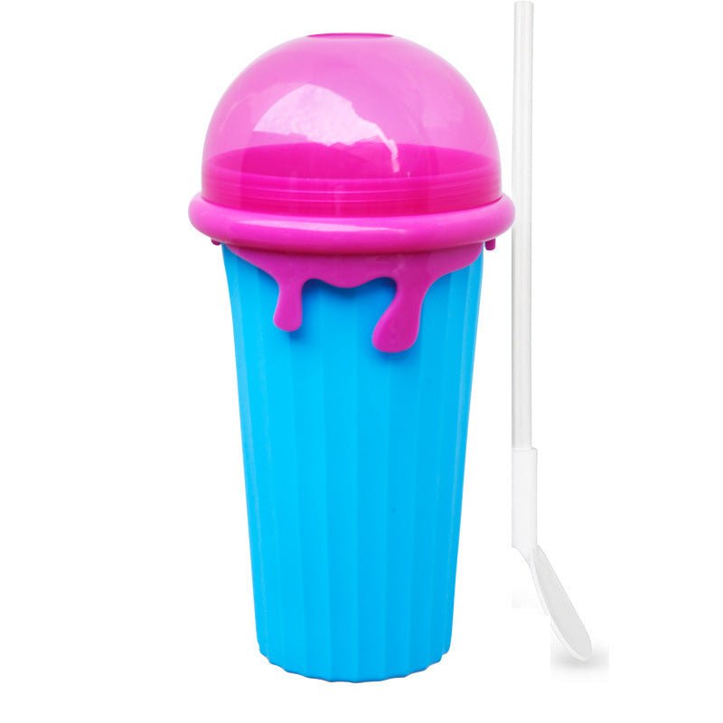500ml Large Capacity Slushy Cup Summer Squeeze Homemade Juice Water Bottle Quick - Frozen Smoothie Sand Cup Pinch Fast Cooling Magic Ice Cream Slushy Maker Beker Kitchen Gadgets - Krosscanada