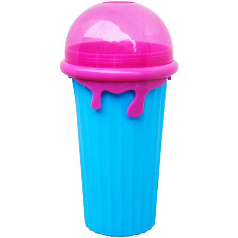 500ml Large Capacity Slushy Cup Summer Squeeze Homemade Juice Water Bottle Quick - Frozen Smoothie Sand Cup Pinch Fast Cooling Magic Ice Cream Slushy Maker Beker Kitchen Gadgets - Krosscanada