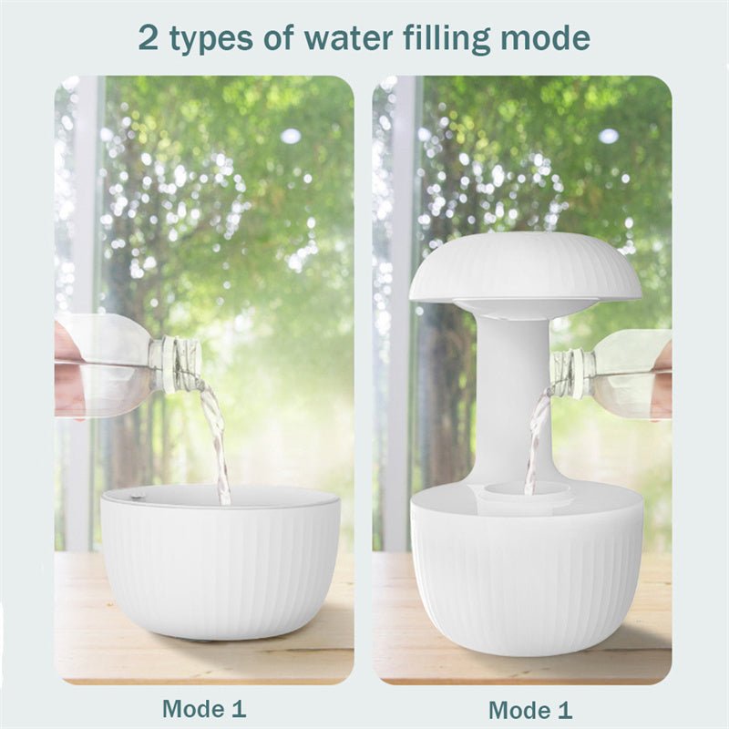 Anti - gravity Air Humidifier Mute Countercurrent Humidifier Levitating Water Drops Cool Mist Maker Fogger Relieve Fatigue - Krosscanada
