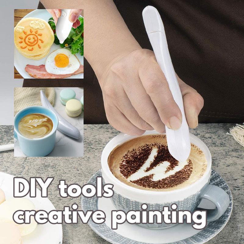 Coffee Drawing Pen Chocolate Chalk Food Decoration Milk Decoration Pen Grooming Love Pen Biscuit Powder Pen - Krosscanada
