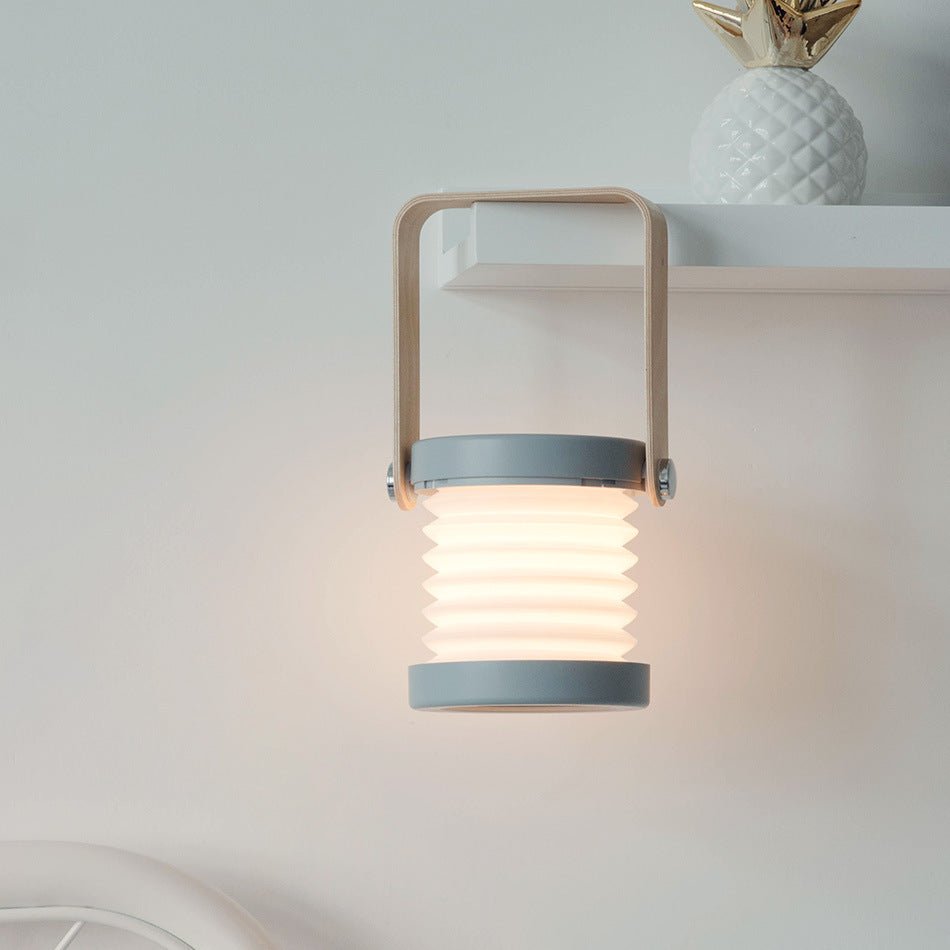 Foldable Touch Dimmable Reading LED Night Light Portable Lantern Lamp USB Rechargeable For Home Decor - Krosscanada
