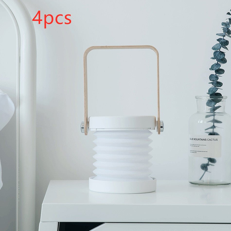 Foldable Touch Dimmable Reading LED Night Light Portable Lantern Lamp USB Rechargeable For Home Decor - Krosscanada