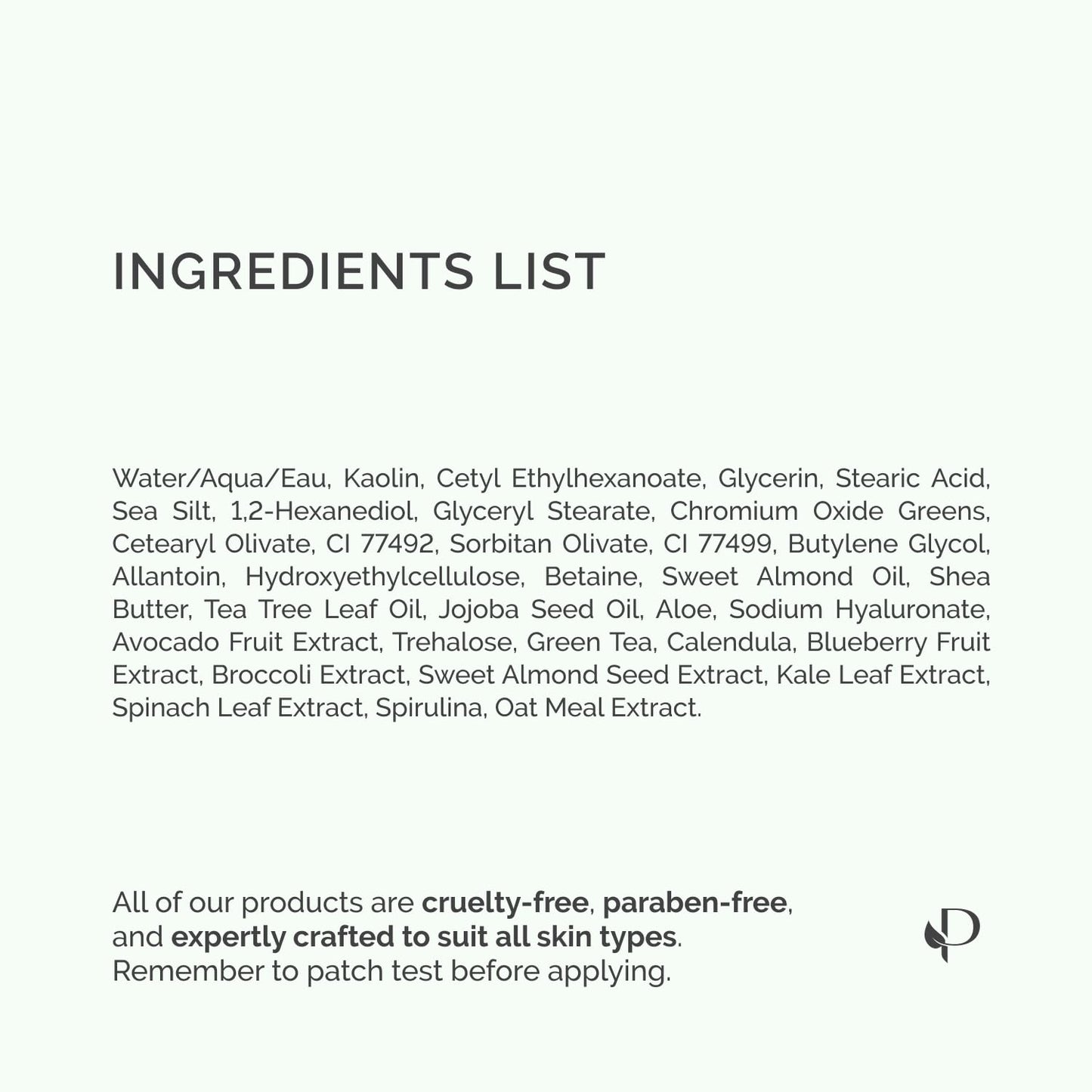 PLANTIFIQUE Clay Mask with Avocado & Superfoods - Korean Face Masks Skincare Products - Dermatologically Tested - Masque Visage Beauté - Gift Idea, 100 ml / 3.4 fl oz - Krosscanada
