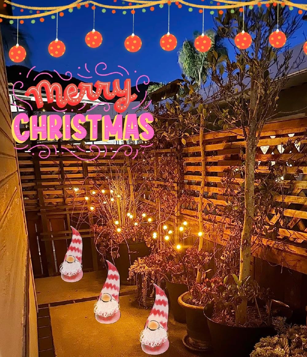 SIOTMERA 4Count Solar Lights Outdoor Waterproof IPX5, Solar Garden Lights, Wind Swaying Firefly Lights, Christmas Lights Outdoor, for Yard Lawn Pathway Decoration Lighting, 6LED WarmYellow - Krosscanada