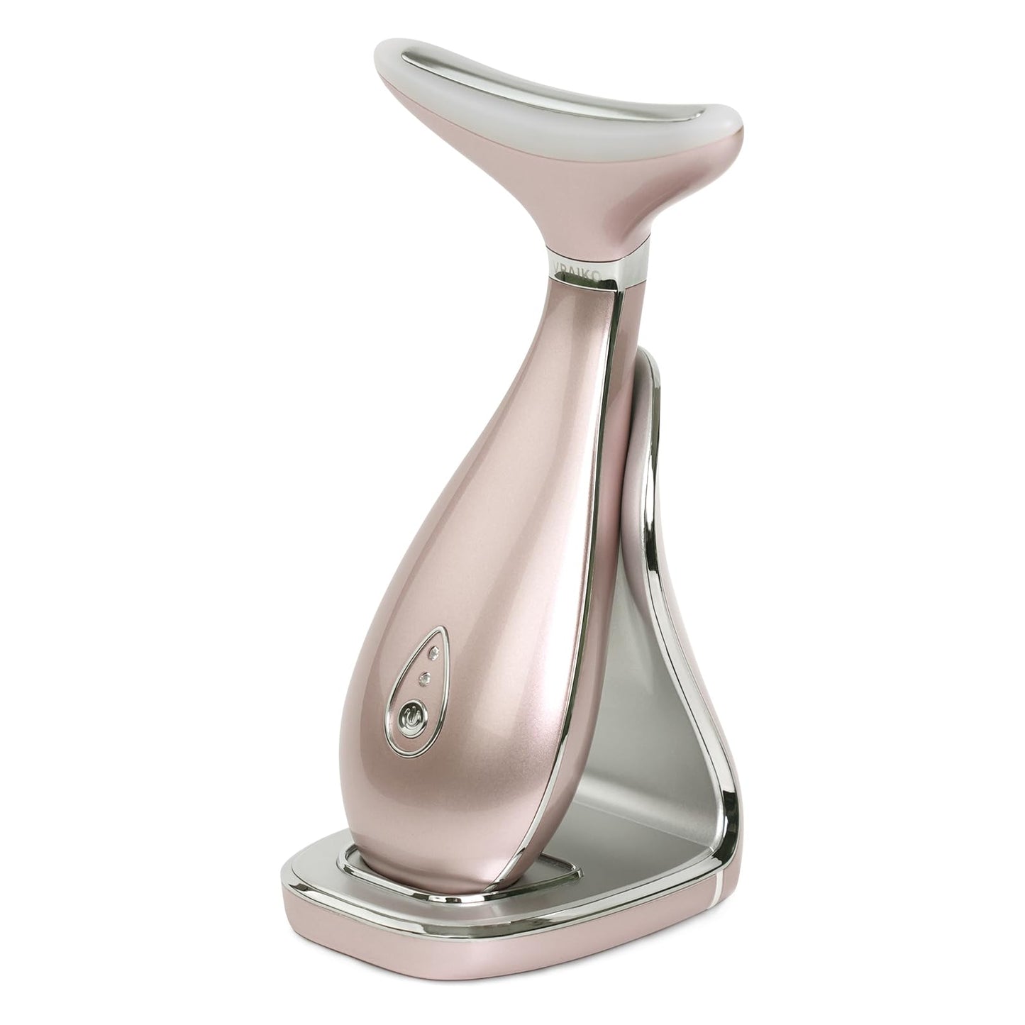 VRAIKO LILY Skin Rejuvenation Beauty Device, 3 - IN - 1 Neck Face Beauty Massager, At - home Facial Spa Tool and Microglow Handset (Pink) - Krosscanada