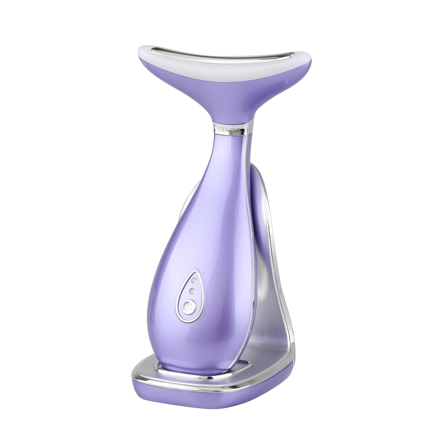 VRAIKO LILY Skin Rejuvenation Beauty Device, 3 - IN - 1 Neck Face Beauty Massager, At - home Facial Spa Tool and Microglow Handset (Pink) - Krosscanada