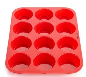 12 Cup Silicone Muffin pan &Cupcake Baking Pan - Krosscanada