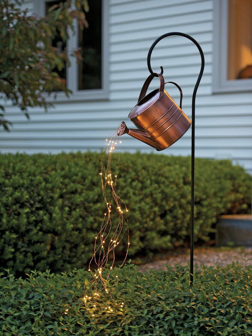 Wrought Iron Star Shower Garden Art Shower Lamp Watering Kettle Lamp Decoration - KKscollecation