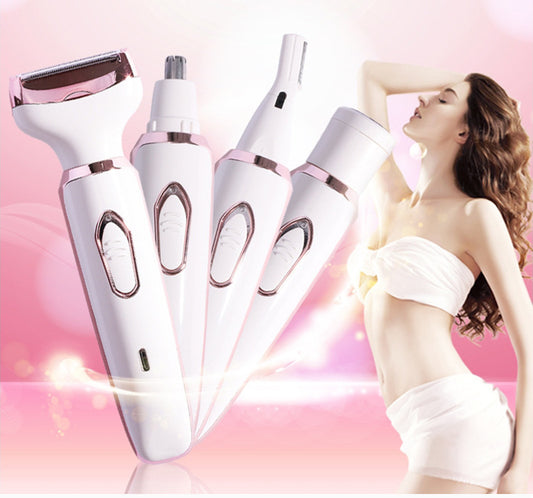 4 In 1 Electric Women Epilator Bikini Body Armpit Usb - KKscollecation