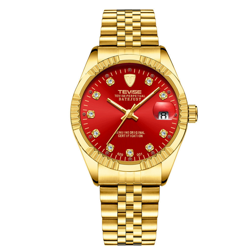 Automatic Rhinestone Decoration Men's Watch - KKscollecation