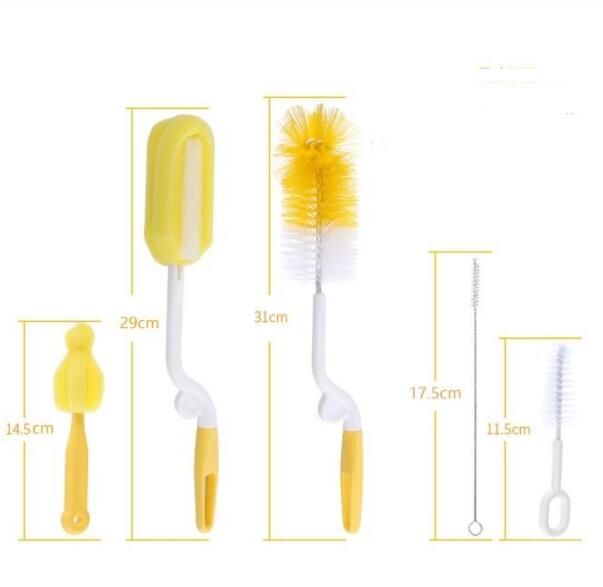 Extended Baby 5 Piece Set Nipple Straw Brush - KKscollecation
