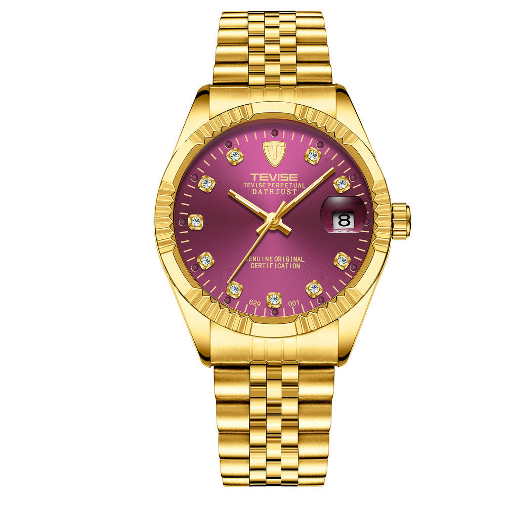 Automatic Rhinestone Decoration Men's Watch - KKscollecation