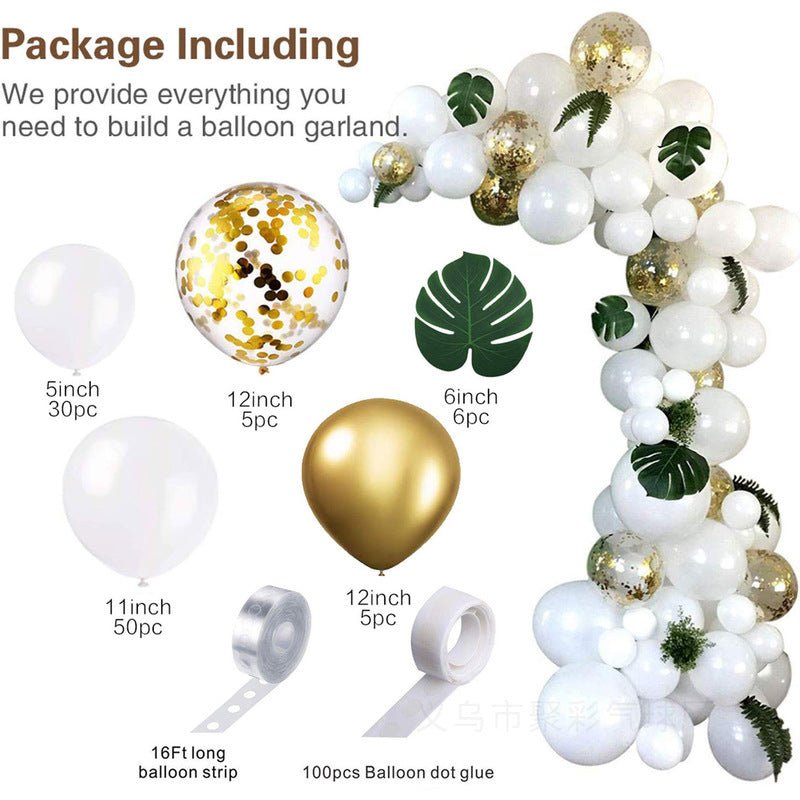 1set Purple Gold Balloons Macaron Balloon Burgundy Garland Arch White Gold Confetti Kit Birthday Party Wedding Decoration - Krosscanada