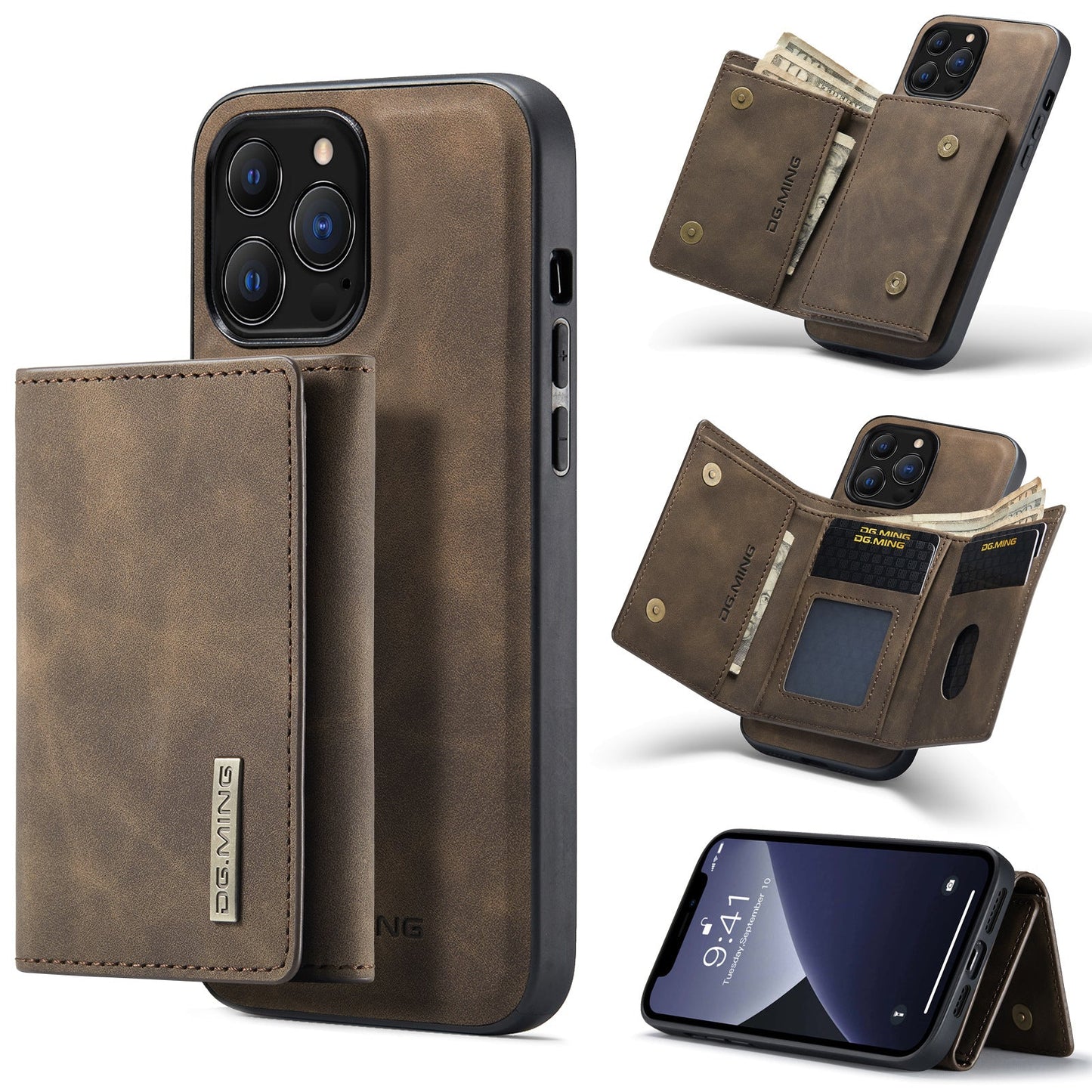 2 - in - 1 Wallet Protection Magnetic Phone Case - Krosscanada