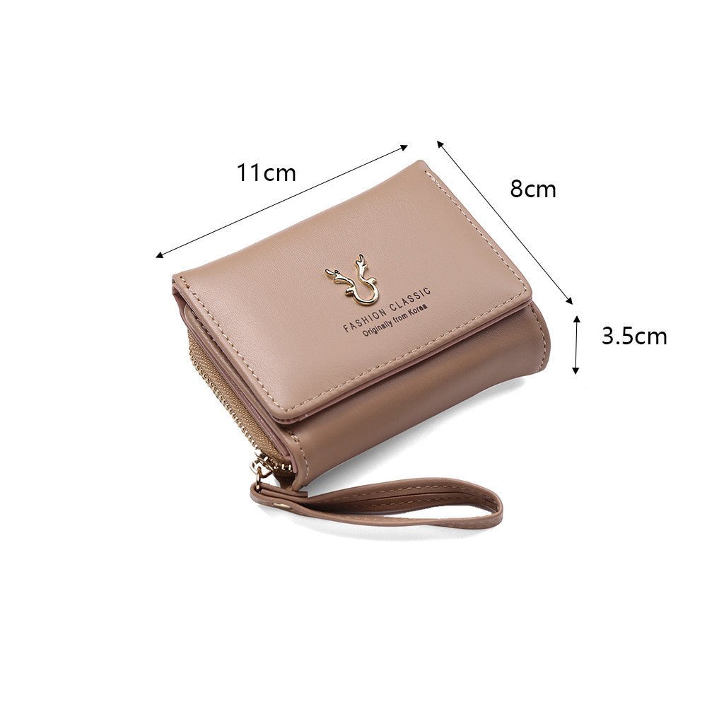 2021 New Women\'s Wallet PU Leather Short - Krosscanada