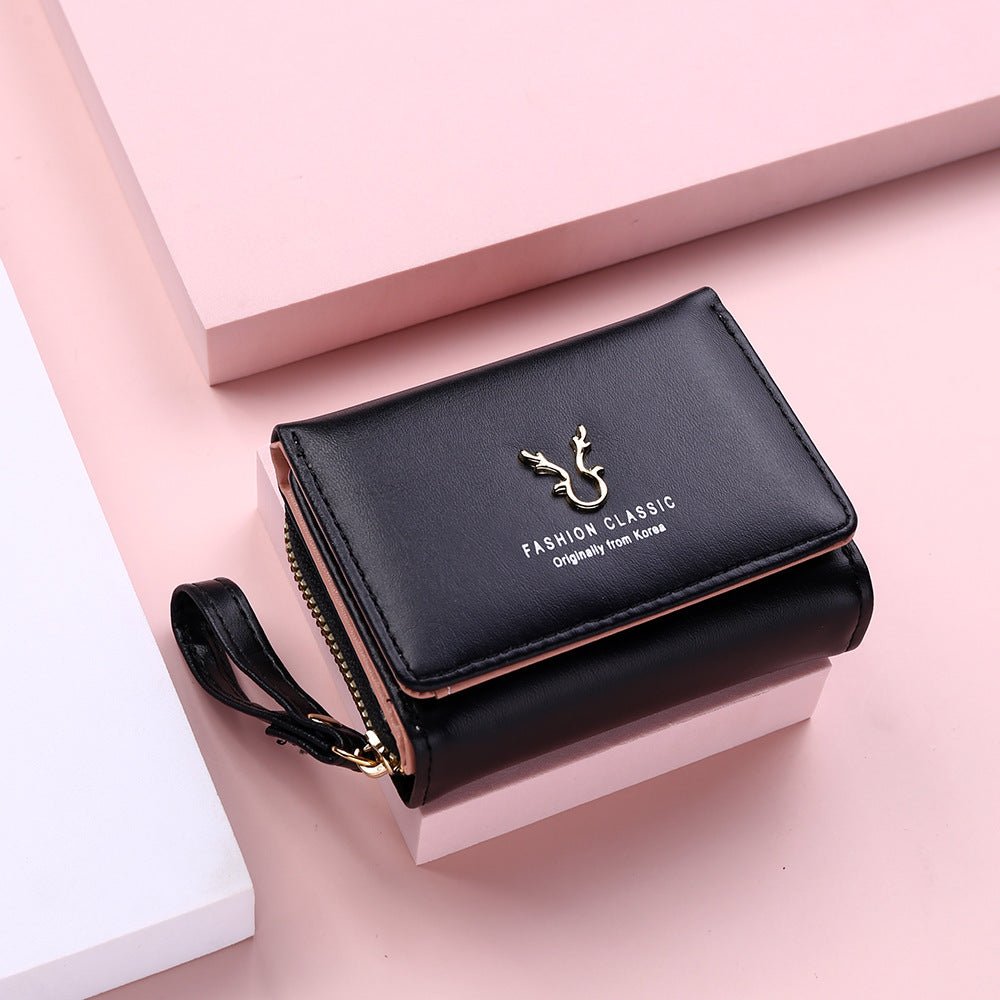 2021 New Women\'s Wallet PU Leather Short - Krosscanada