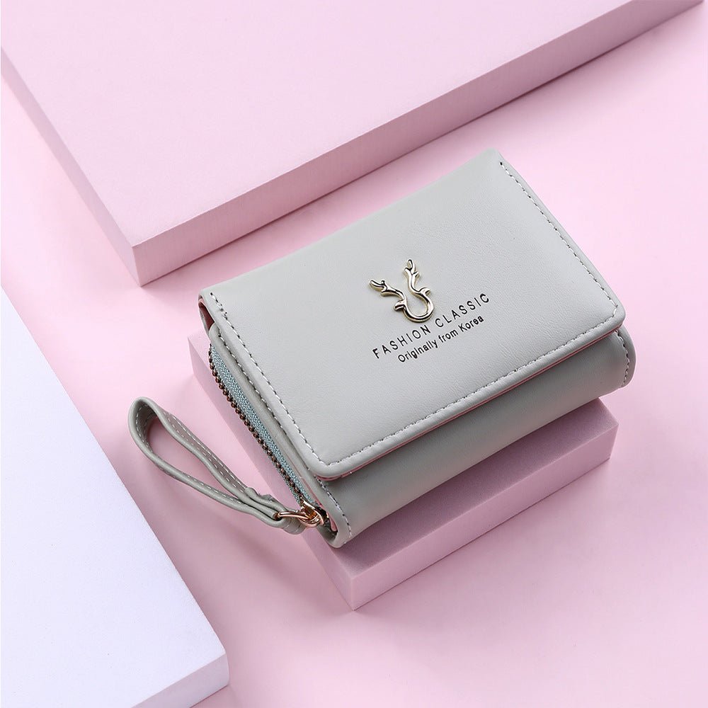 2021 New Women\'s Wallet PU Leather Short - Krosscanada