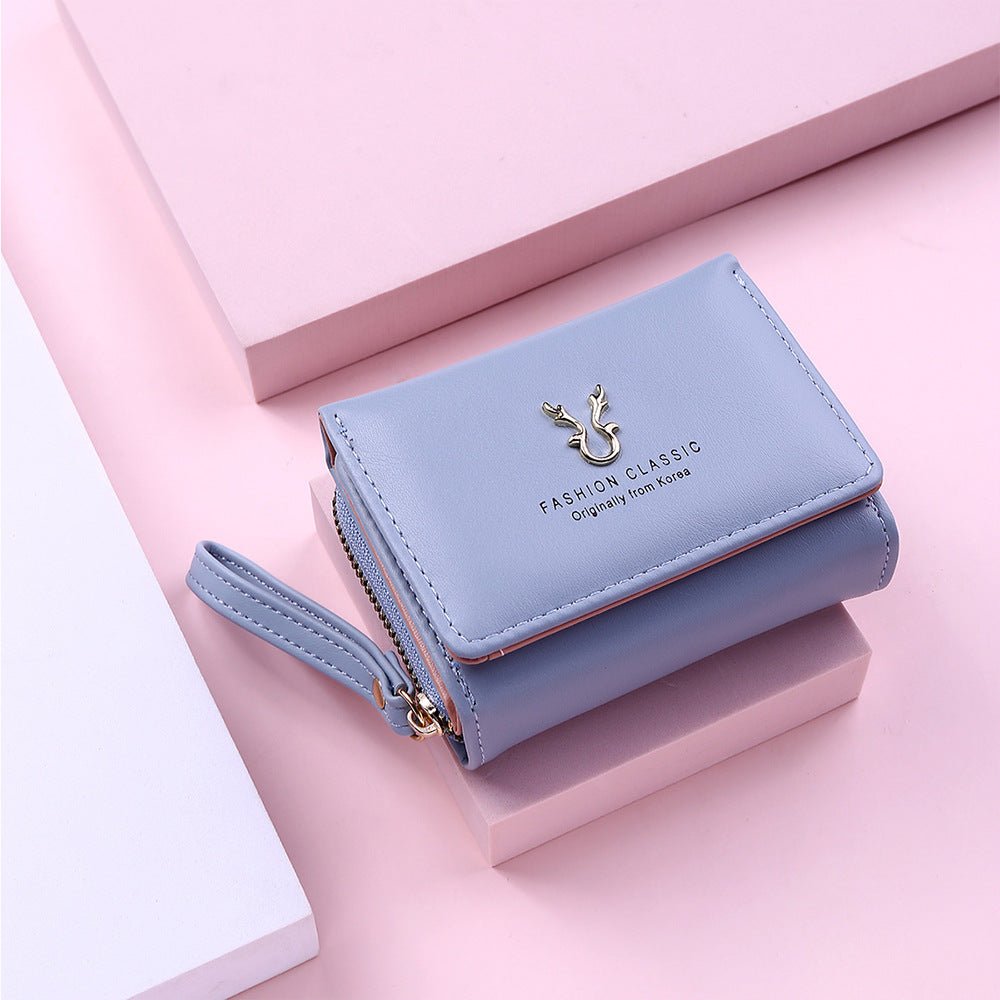 2021 New Women\'s Wallet PU Leather Short - Krosscanada
