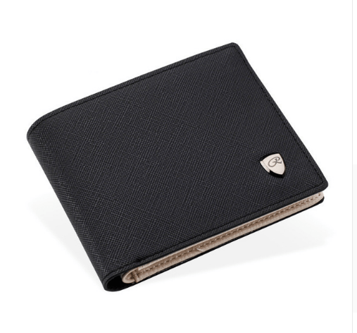 2021 student youth short cross pattern Korean fashion multi - card position wallet new men's wallet purse - Krosscanada