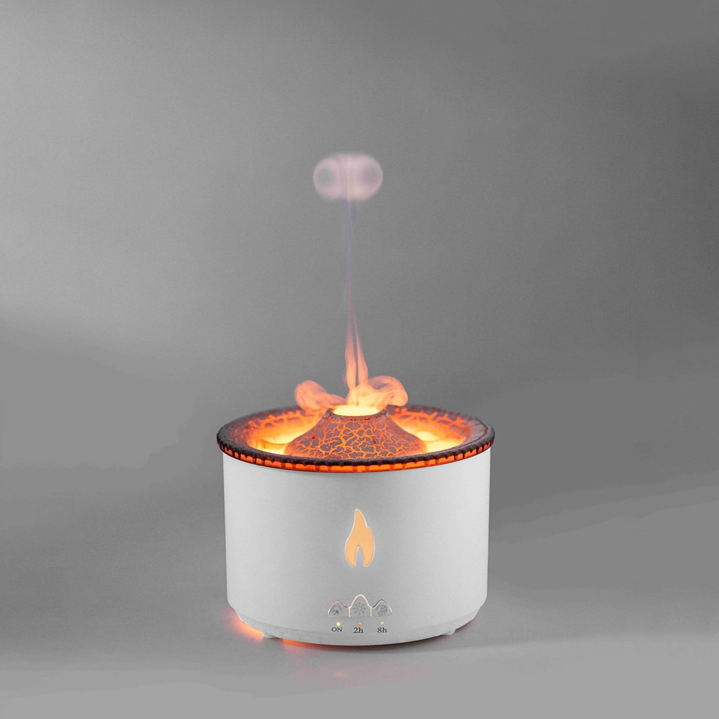 2022 New Creative Ultrasonic Essential Oil Humidifier Volcano Aromatherapy Machine Spray Jellyfish Air Flame Humidifier Diffuser - Krosscanada