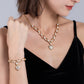Diamond Necklace Love Pendant Set - KKscollecation