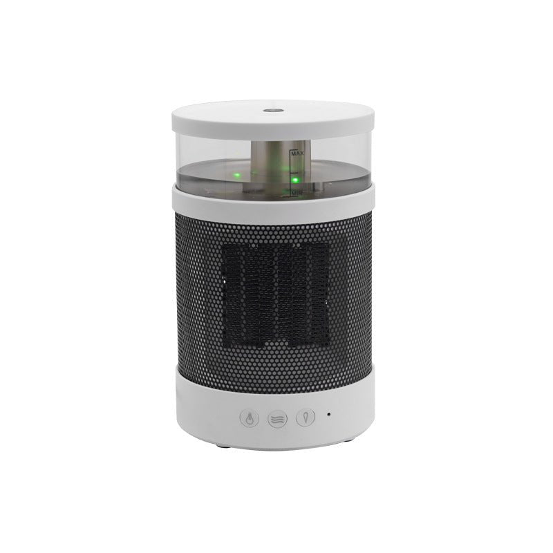 3 In 1 Space Heater Winter Fast Heating Electric Warmer Heating Fans Colorful Night Lights Small Heaters 400ML Air Humidifier - Krosscanada