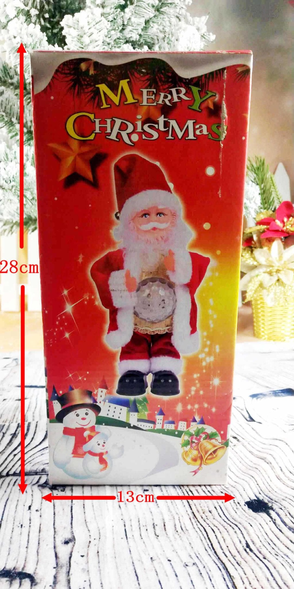 30CM Bright Belly Christmas Music Box - Krosscanada