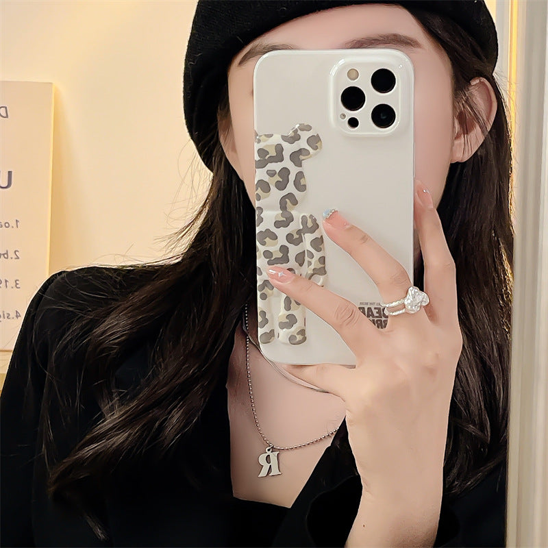White Leopard Print 13 Mobile Phone Case - KKscollecation