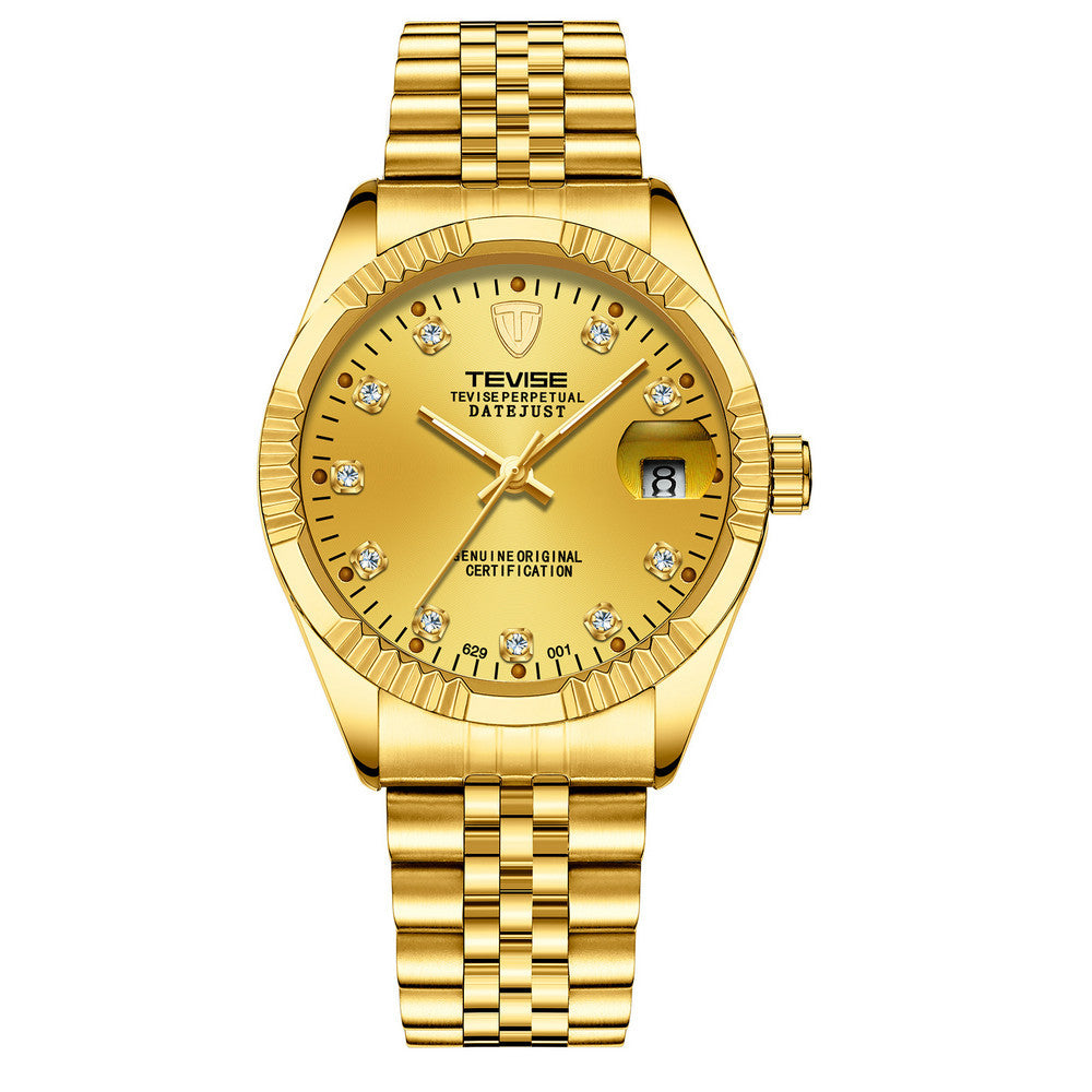 Automatic Rhinestone Decoration Men's Watch - KKscollecation