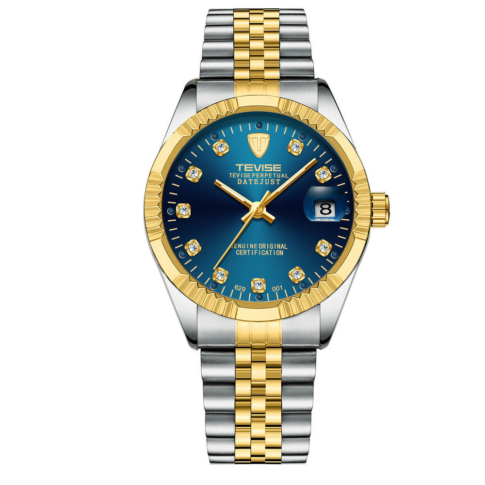 Automatic Rhinestone Decoration Men's Watch - KKscollecation
