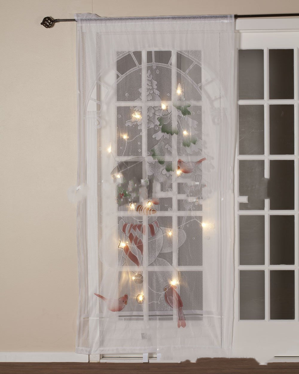 Merry Christmas Santa Claus Snowman Deer Christmas Present Christmas Curtains Vertical Blackout Curtains Living Room Bedroom - KKscollecation