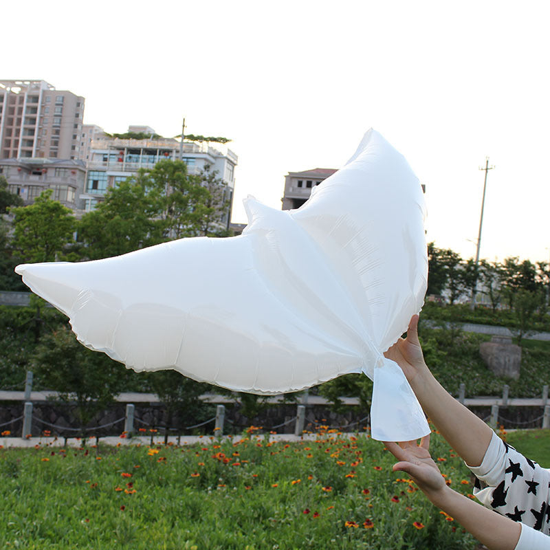 peace pigeon aluminum film balloon - KKscollecation