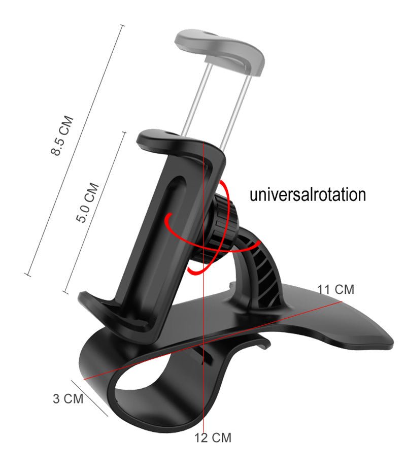 360 Degree Rotation Universal Car Phone Holder - Krosscanada