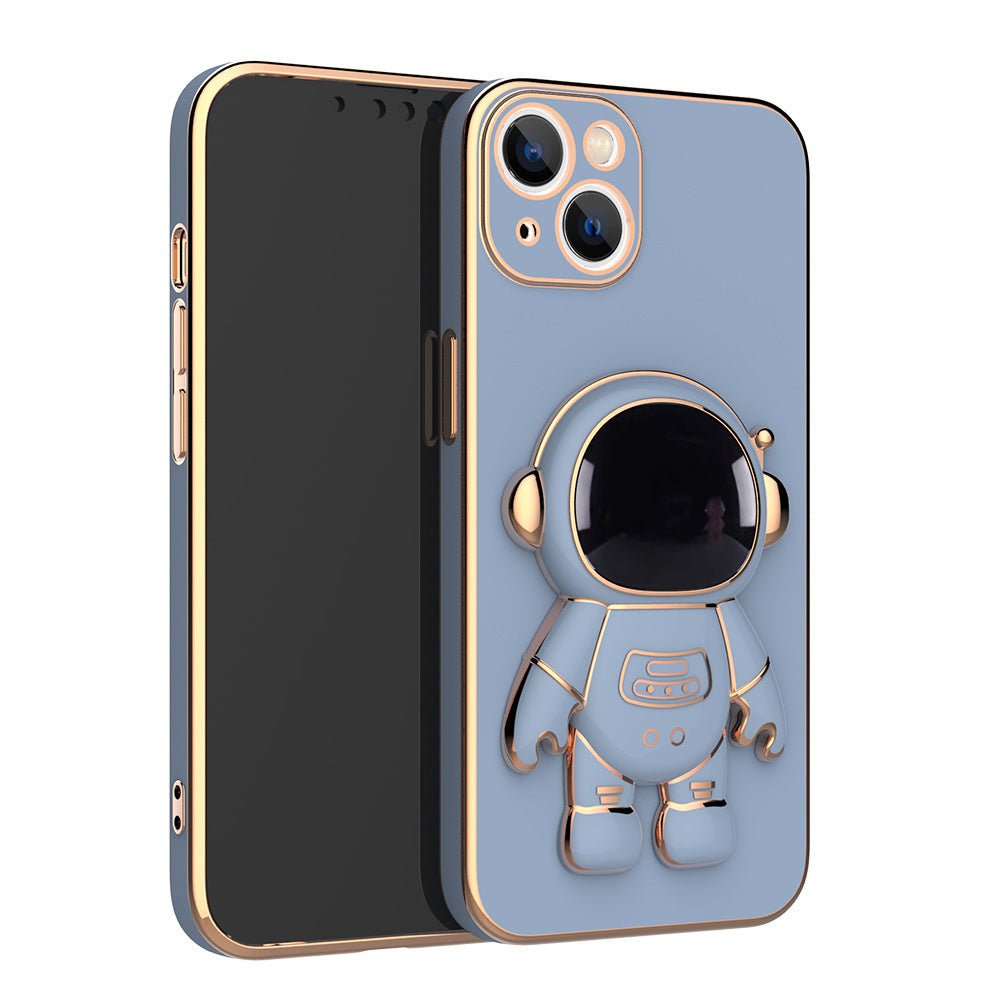 3D Astronaut Phone Case Anti - Drop Electroplating Bracket - Krosscanada
