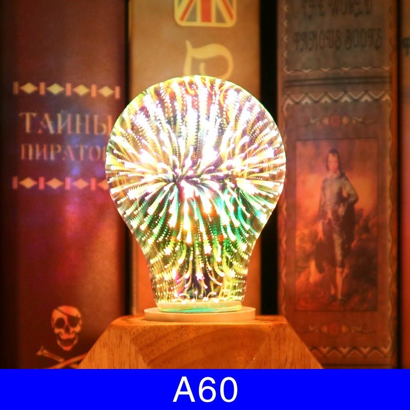 3D Fireworks Decorative Light Bulb Christmas Lights Christmas Home Decorations - Krosscanada