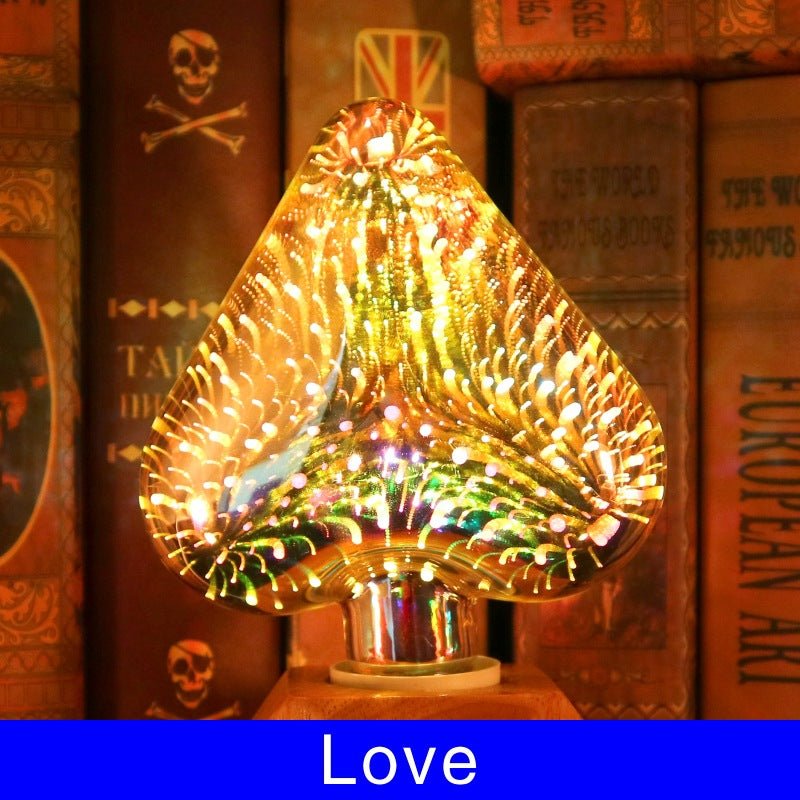 3D Fireworks Decorative Light Bulb Christmas Lights Christmas Home Decorations - Krosscanada