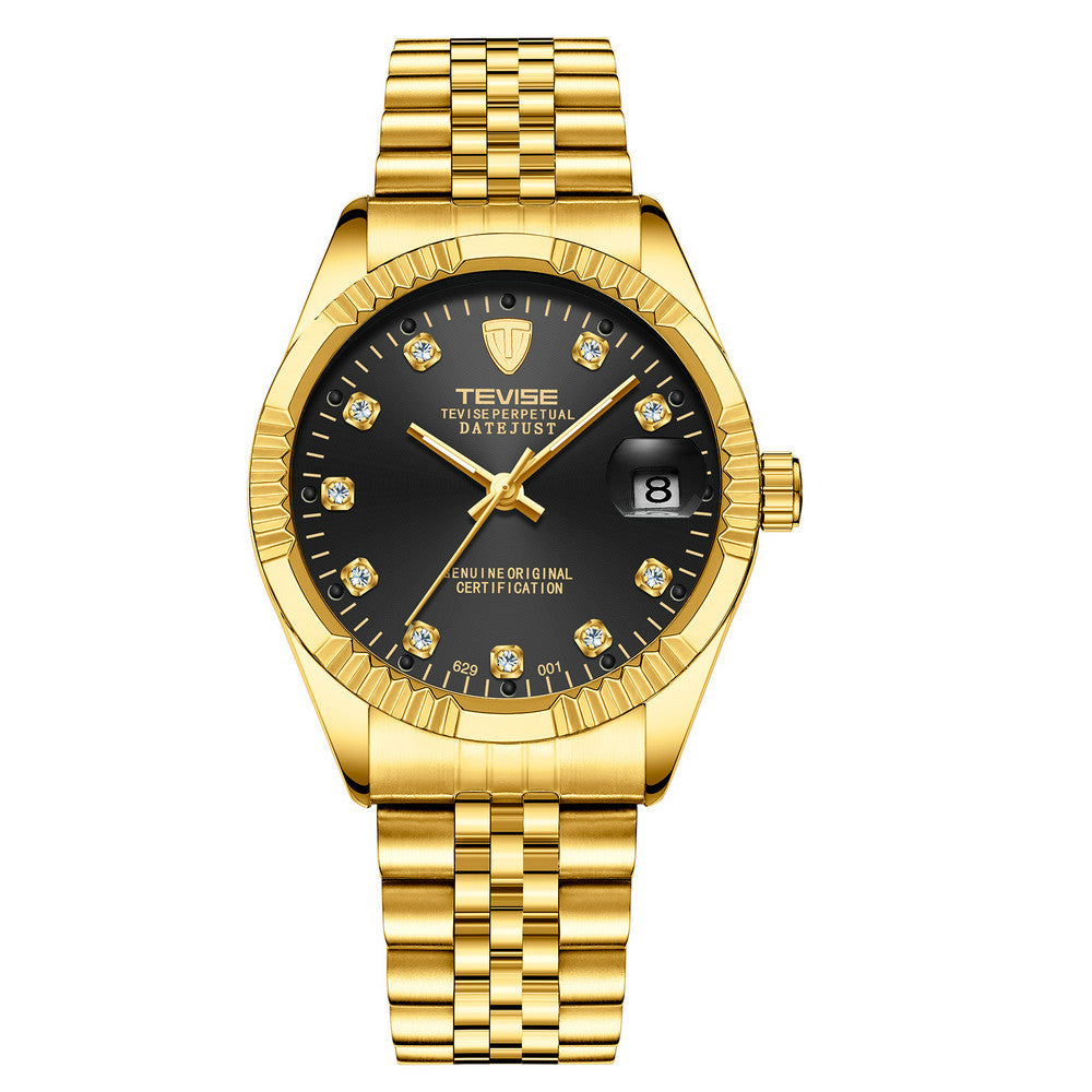 Automatic Rhinestone Decoration Men's Watch - KKscollecation