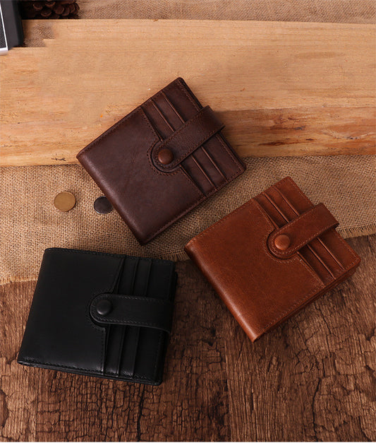 Antimagnetic leather men's wallet - KKscollecation