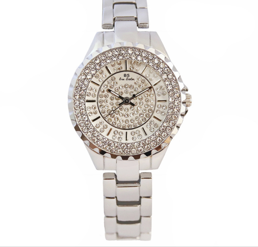 Hot new starry women's watch full brick automatic non-mechanical ladies watch student fashion watch waterproof - KKscollecation