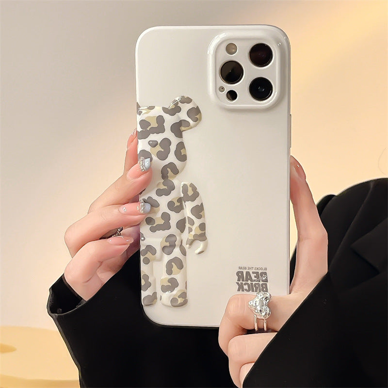 White Leopard Print 13 Mobile Phone Case - KKscollecation