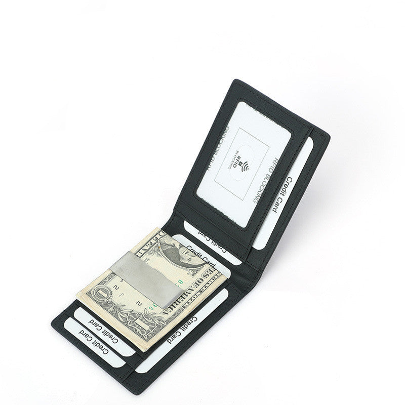 New men's wallet wallet carbon fiber texture - KKscollecation