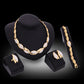 Alloy Diamond Four-piece Jewelry Set - KKscollecation