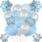 Snowflake Latex Balloon Set Decoration Christmas - KKscollecation