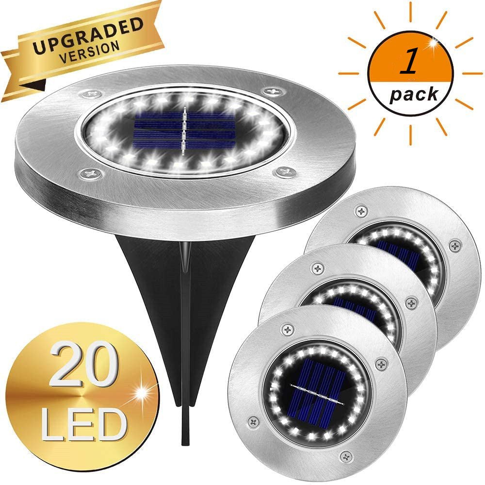 8LED Waterproof Solar Powered Garden Lights - Krosscanada