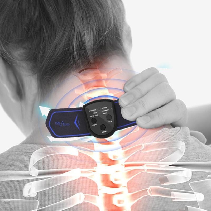 Neck Massage Stickers Portable Charging Mini Cervical Massage Patch Muscle Relaxation Low Frequency Massage For Shoulder Neck - KKscollecation