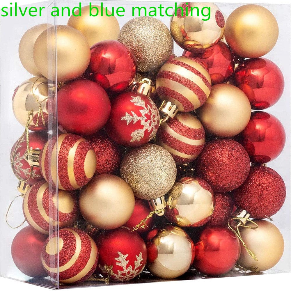 4CM50 Hand Painted Christmas Hanging Balls - KKscollecation