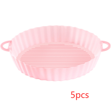 Air Fryer Tray Silicone Kitchen Supplies AirFryer Silicone Pot Grill Pan Accessories Disposable Paper Liner - Krosscanada