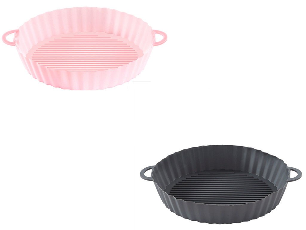 Air Fryer Tray Silicone Kitchen Supplies AirFryer Silicone Pot Grill Pan Accessories Disposable Paper Liner - Krosscanada