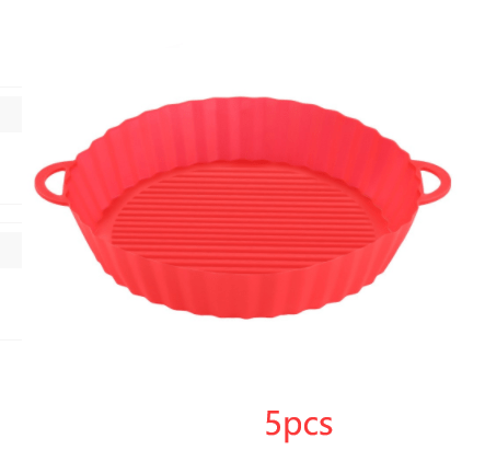 Air Fryer Tray Silicone Kitchen Supplies AirFryer Silicone Pot Grill Pan Accessories Disposable Paper Liner - Krosscanada