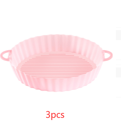 Air Fryer Tray Silicone Kitchen Supplies AirFryer Silicone Pot Grill Pan Accessories Disposable Paper Liner - Krosscanada